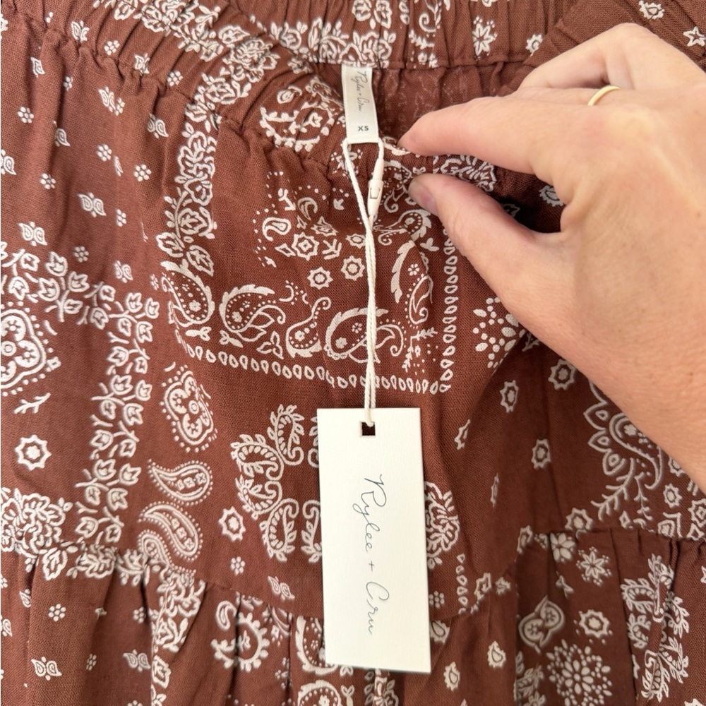 Rylee + Cru Bandana Print Maxi Skirt - Picture 5 of 5